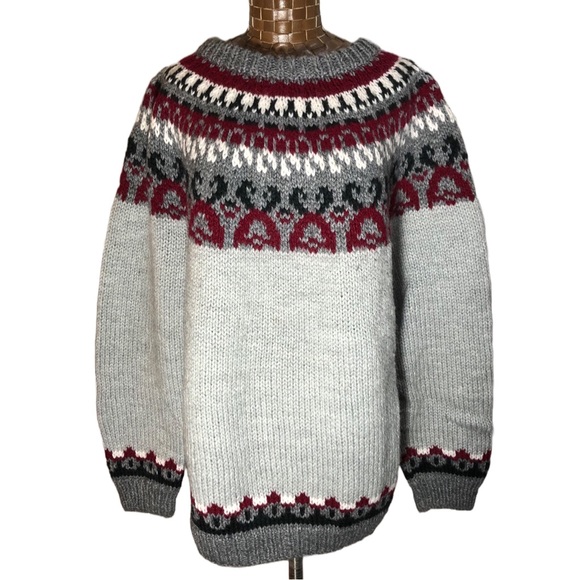 Vintage Oversized Handmade Freshman Sweater - Picture 1 of 13